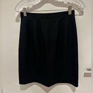 Classic Navy Blue Women's Skirt XS